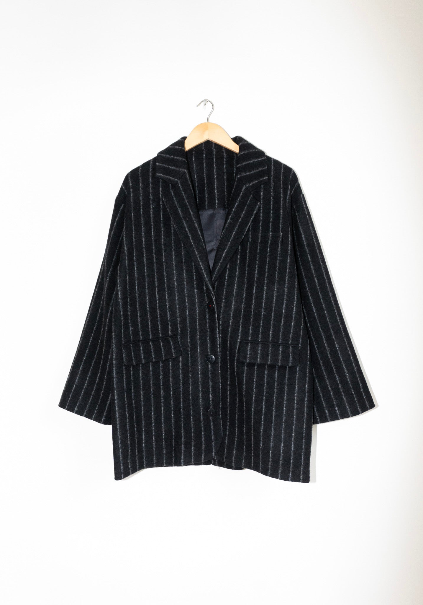 Popular Vintage Stripes Wool Jacket