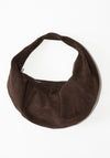 Suede Crossbody XL Bag in Brown