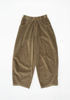 Corduroy Baggy Pants in Sage