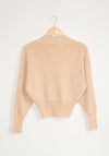 Cordera Merino and Cashmere Cardigan in Peach