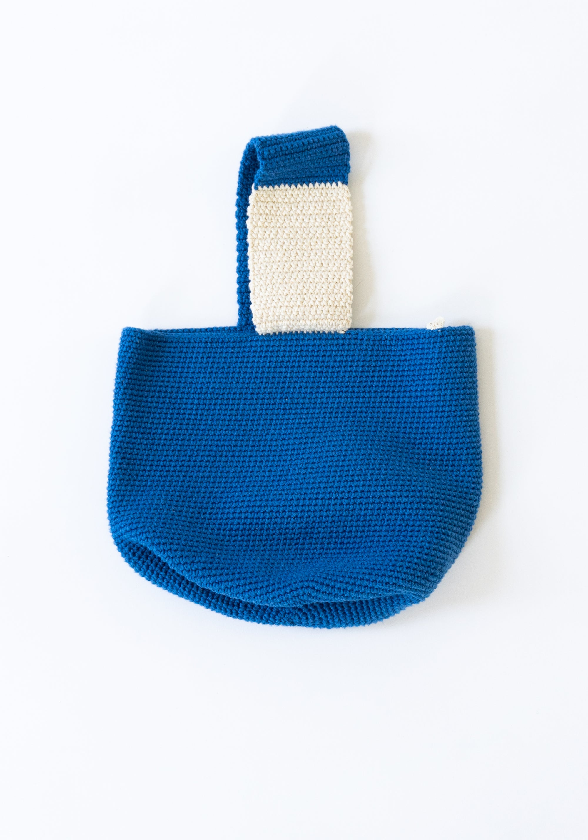 Nitto Caixa Bag in Blue Cobalt and Off White