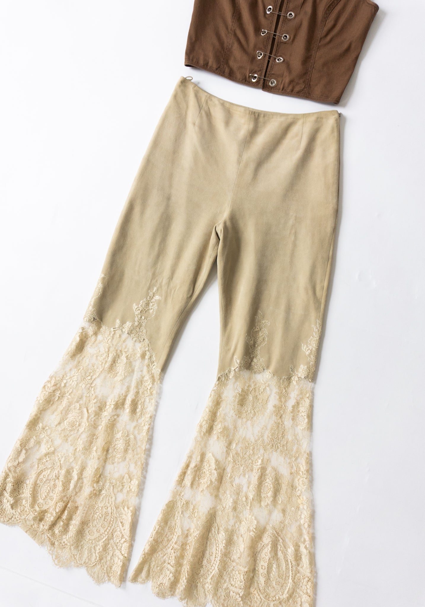 Vintage Valentino Suede Pants