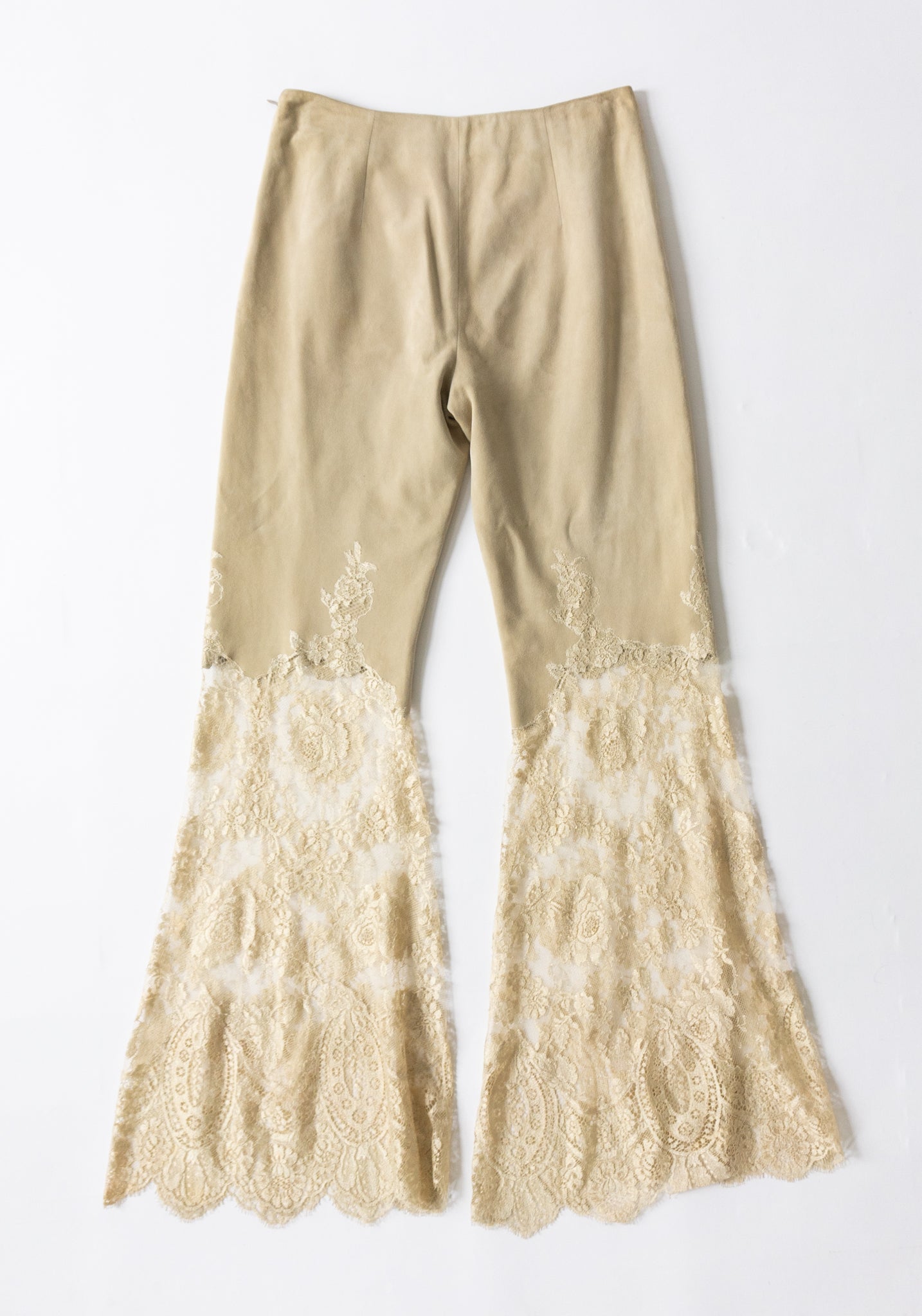 Vintage Valentino Suede Pants