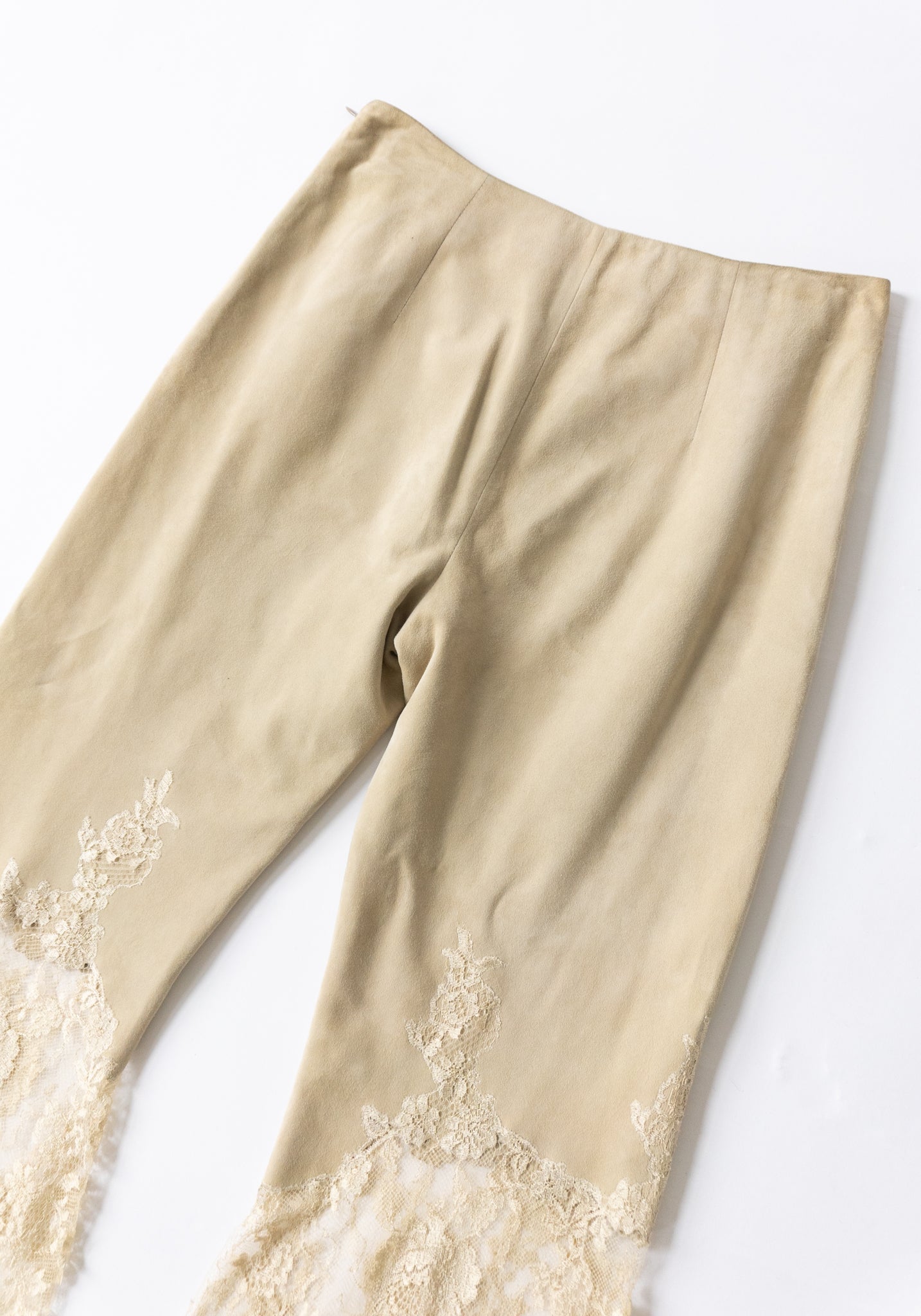 Vintage Valentino Suede Pants