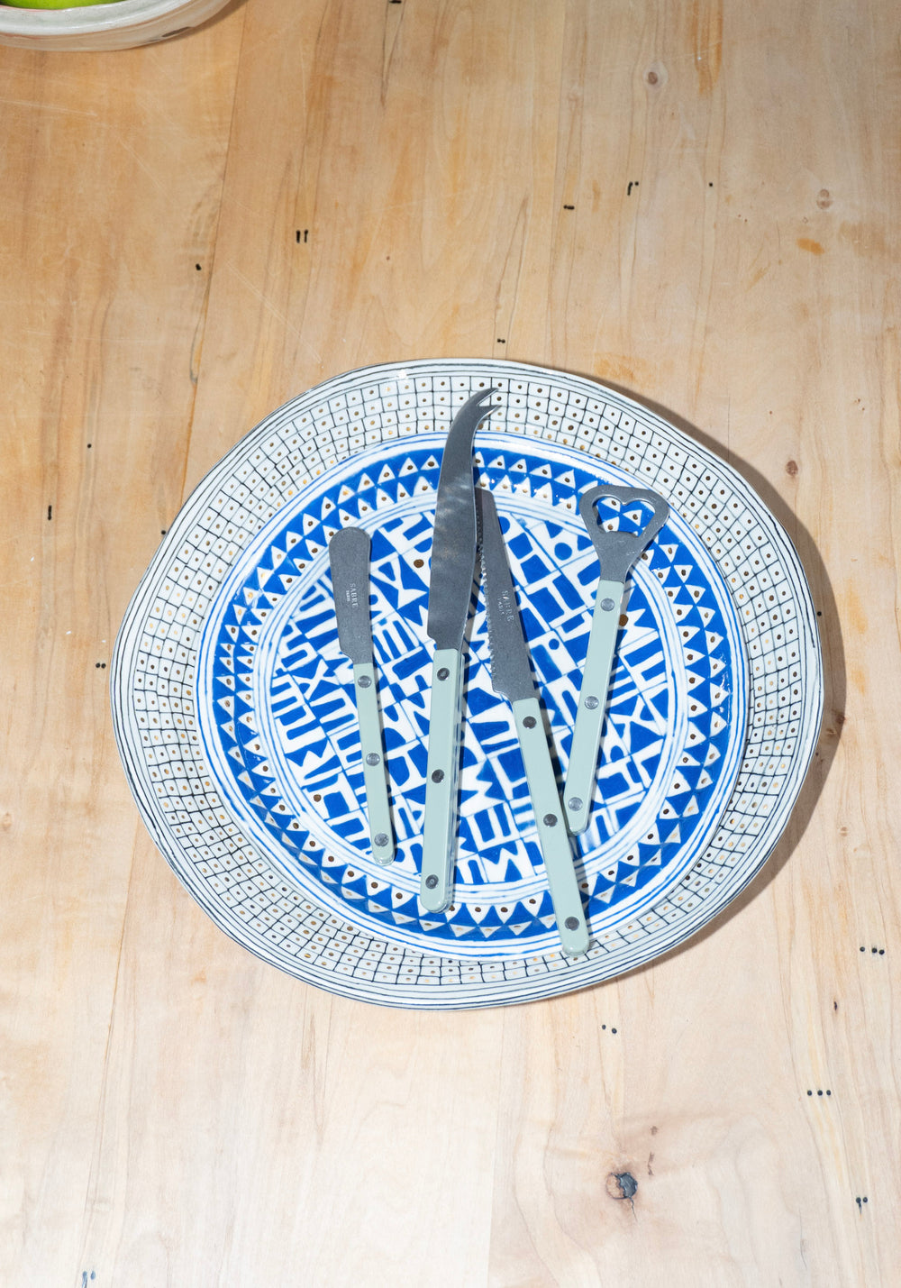 4 Piece Bistrot Vintage Apertif Set in Asparagus