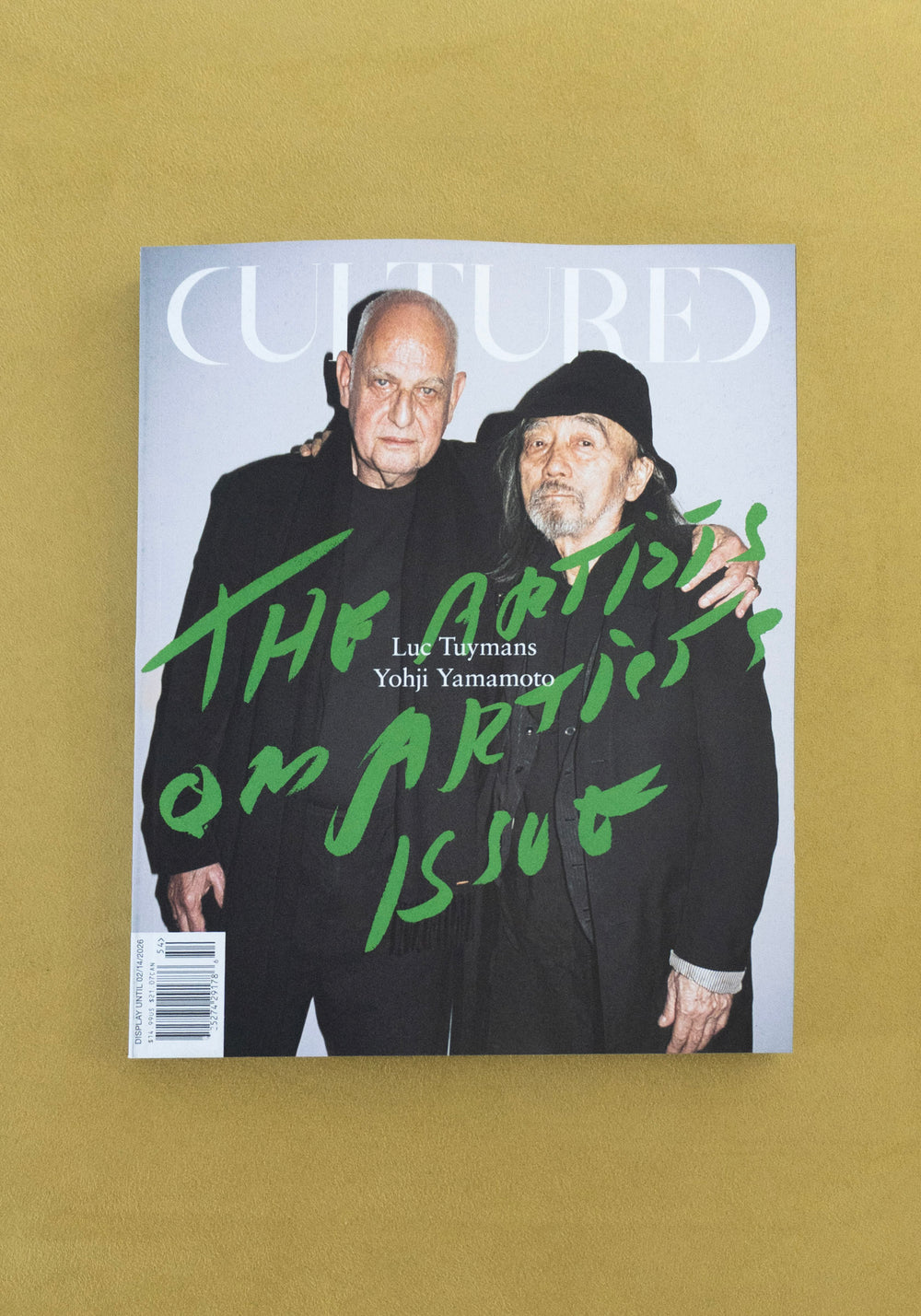 Cultured Mag, The Artists on Artists Issue, Winter 2025