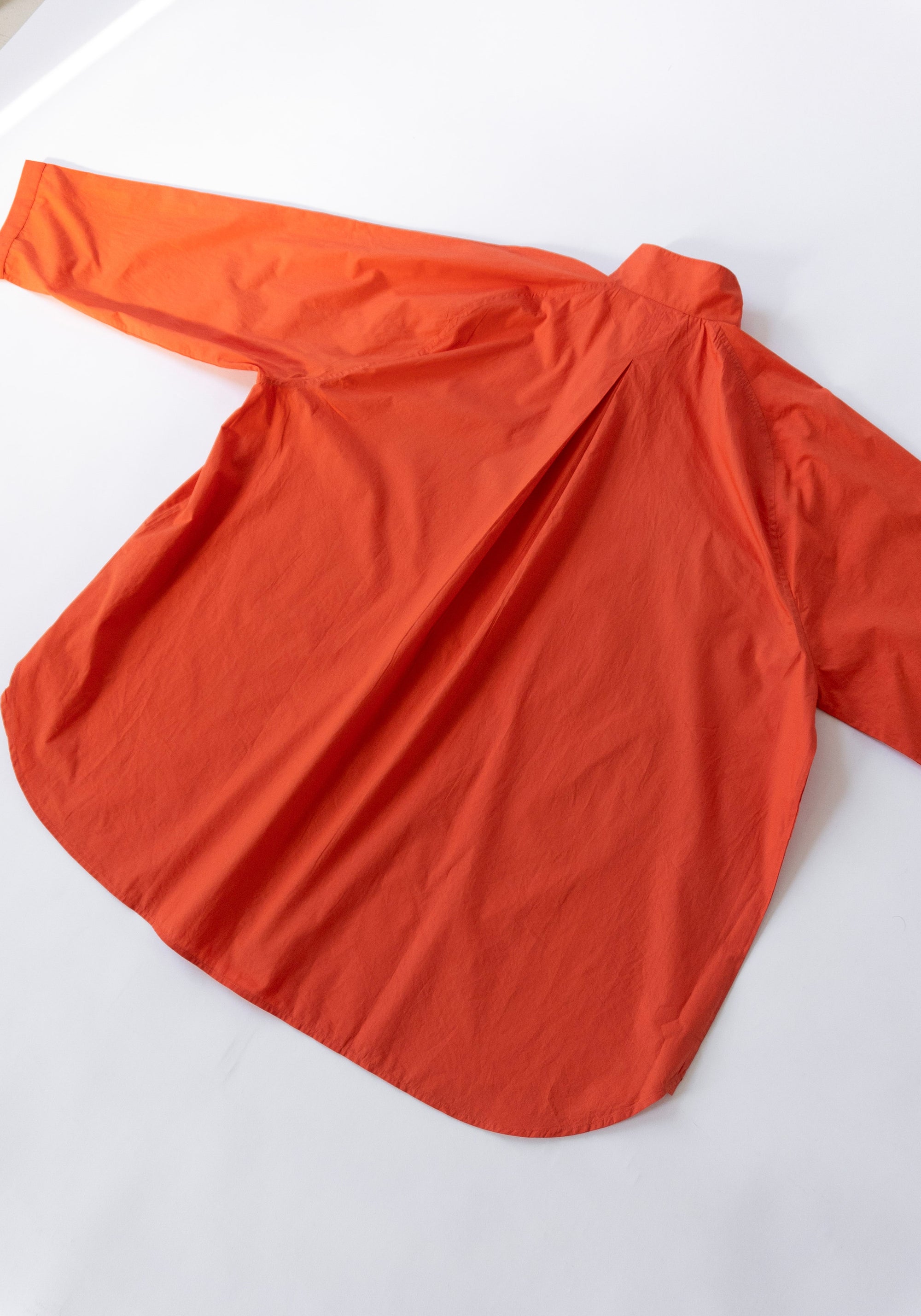 Joan Oversized Tunic in Rouge Orange