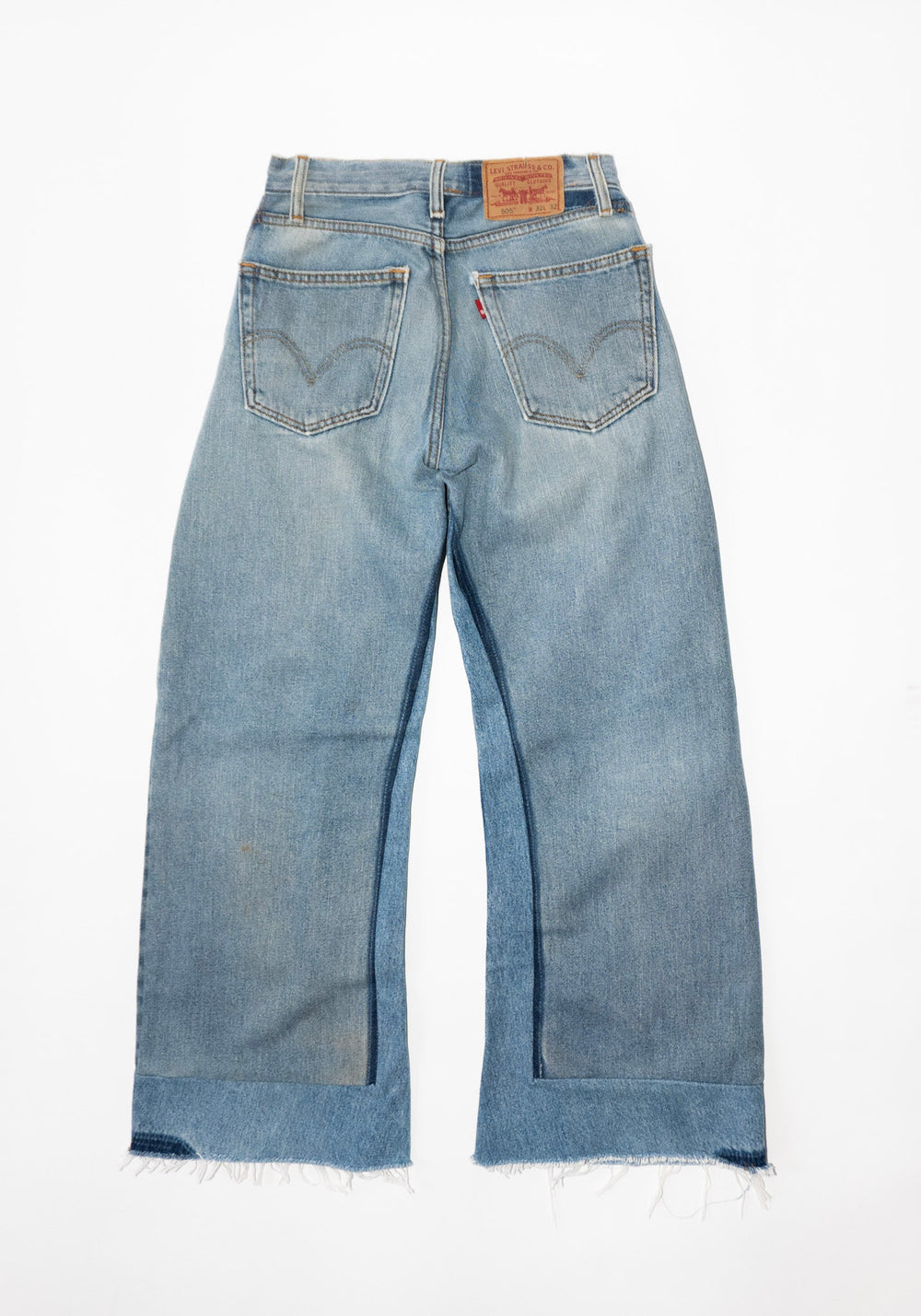 B Sides Vintage Reworked Culotte Jean in Vintage Indigo