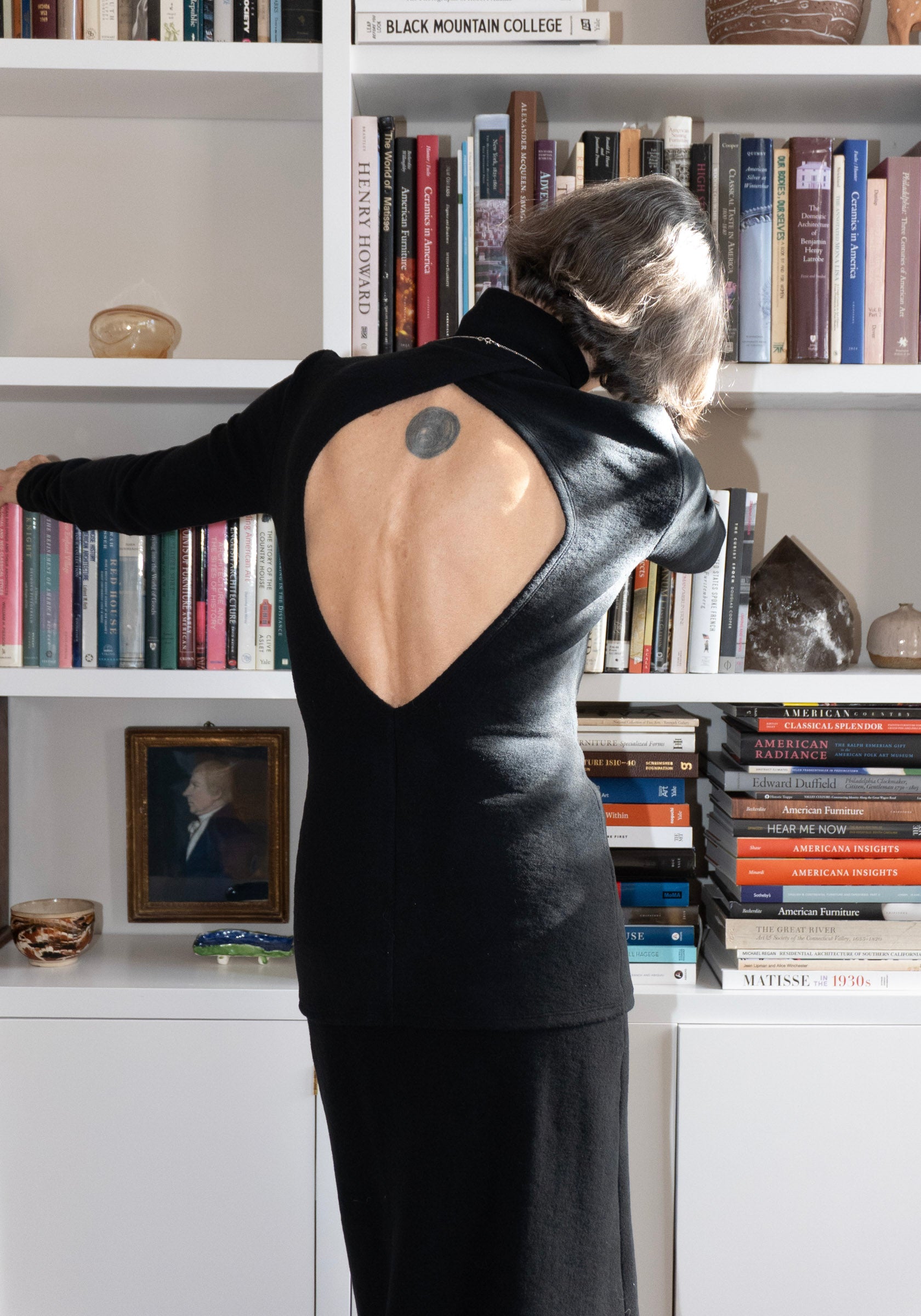 Colleen Allen Keyhole Turtleneck in Black