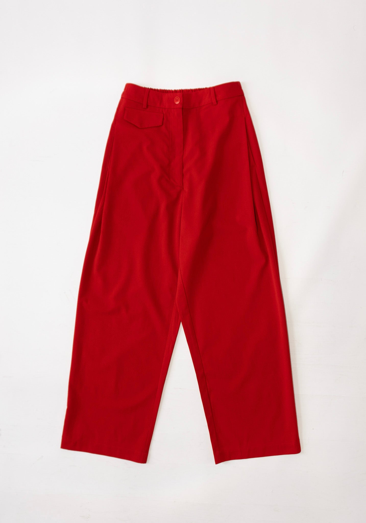 Tailoring Pocket Pants in Red