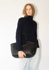 Nantucket Basket Bag in Black