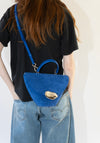 The Orb Bag in Ultramarine Suede