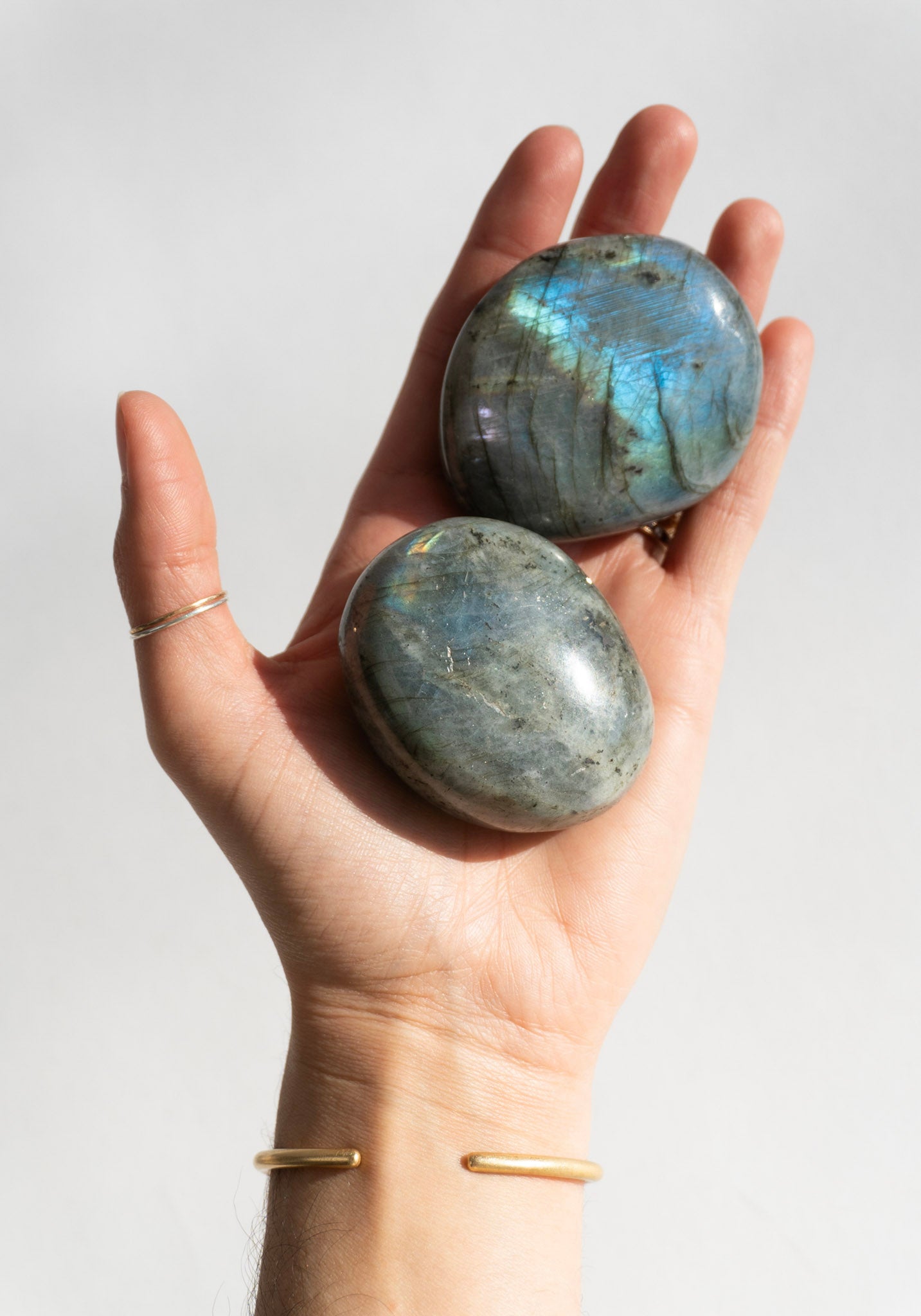 Labradorite Palm Stones