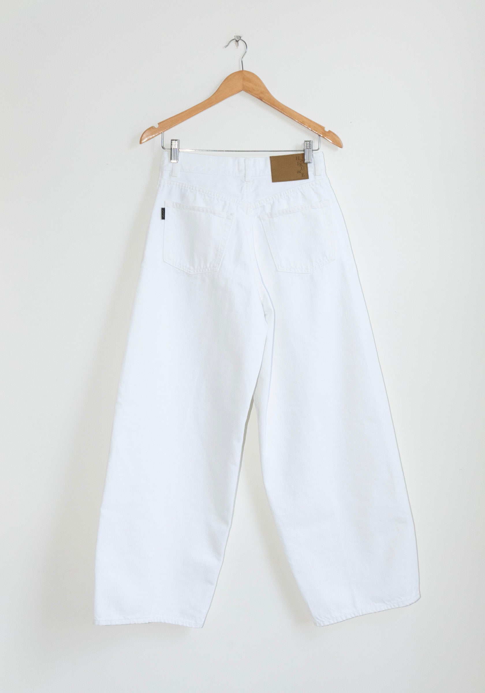 Bethany Wide Leg Jean in Optical White