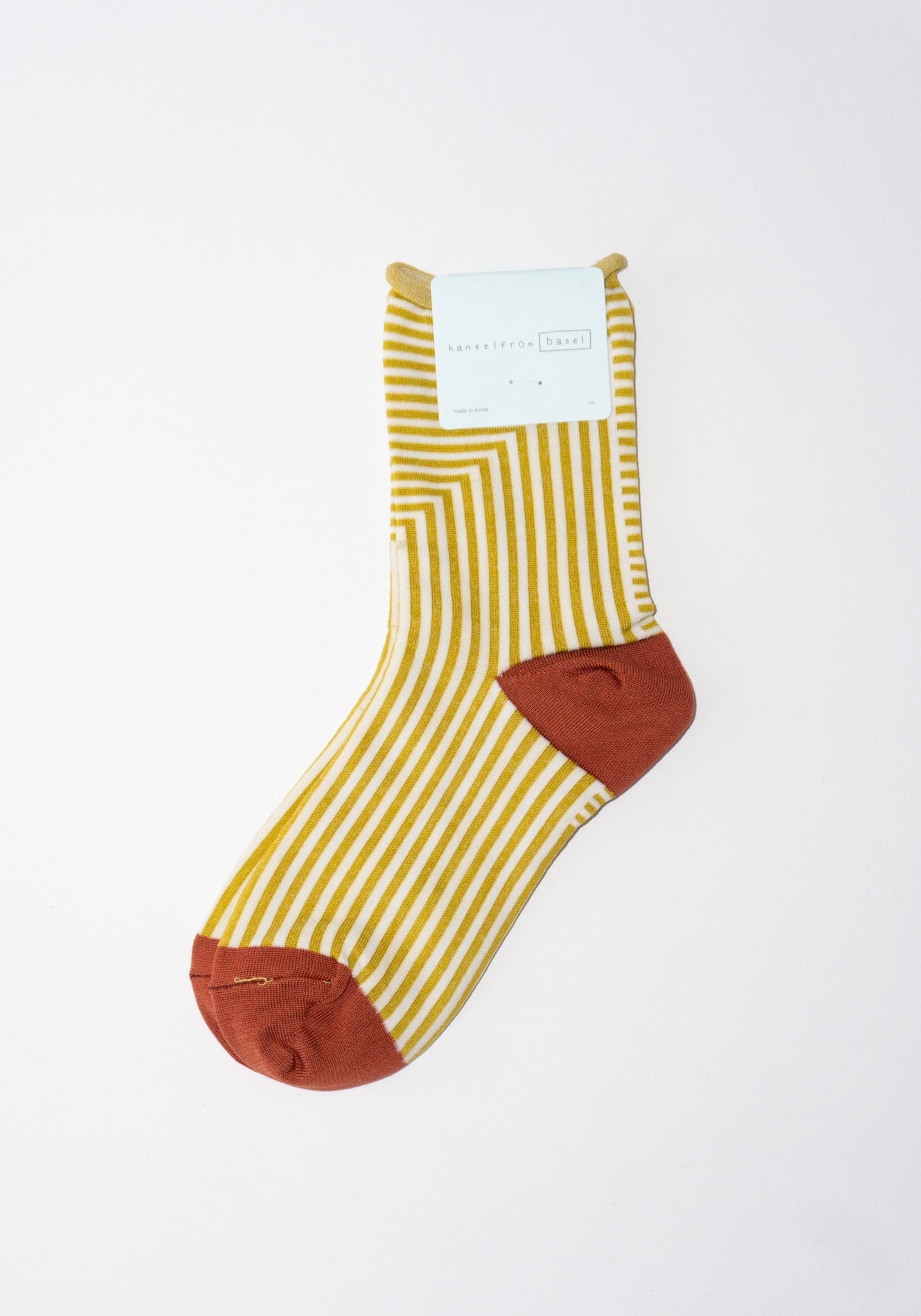 Corbusier Crew Sock in Citron