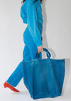 Jesse Kamm The Big Bag in Electric Blue Lacquer
