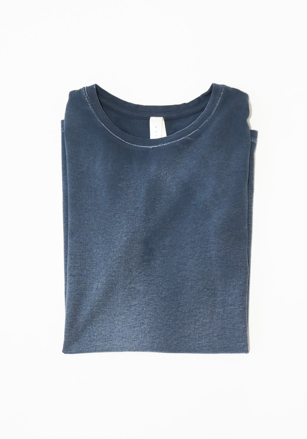 Bias Baby Tee in Indigo