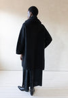 Capote Coat in Black