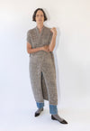 Lauren Manoogian Handknit Big Cable Dress in Marl
