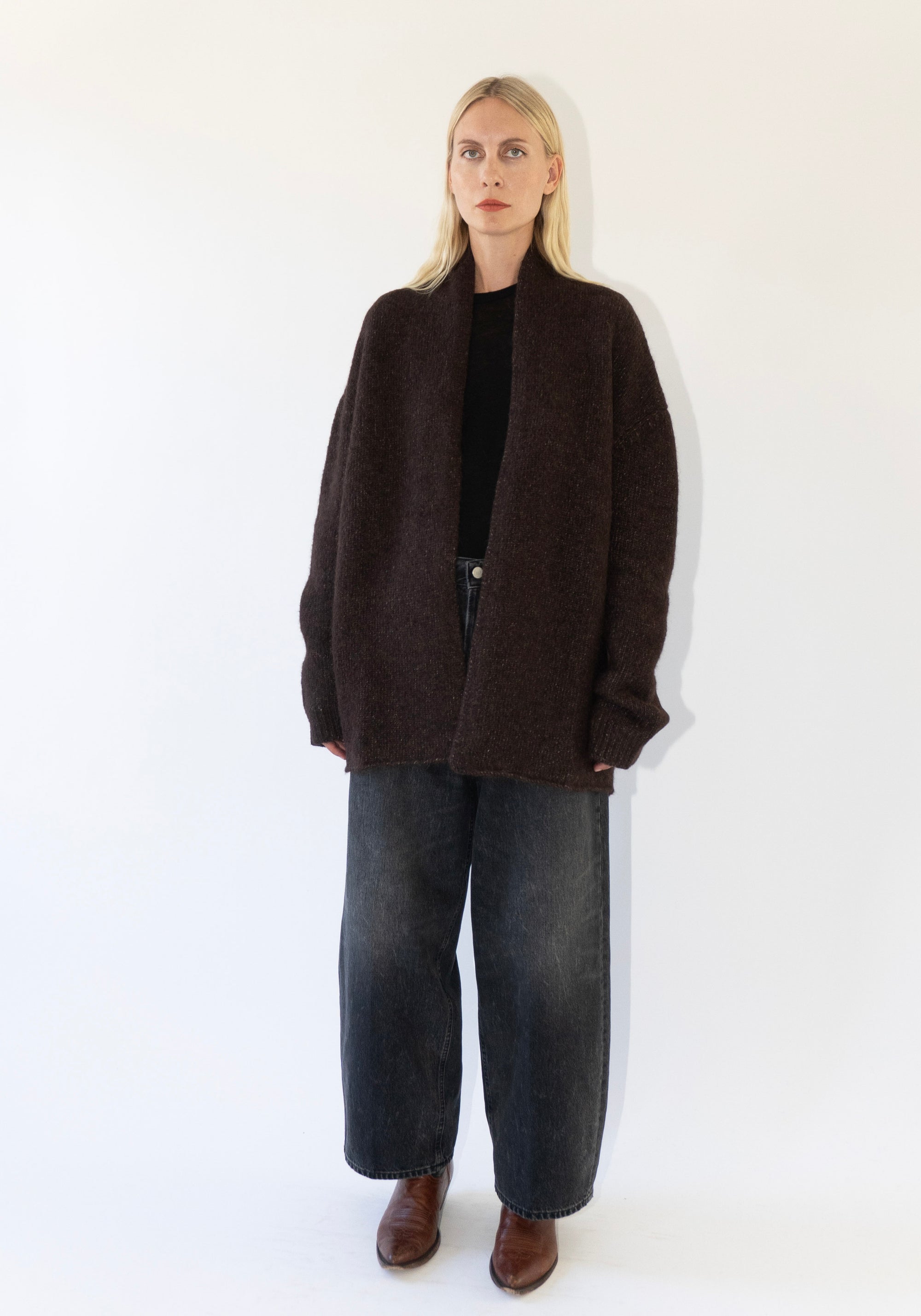 Lauren Manoogian Loft Shaw Cardigan in Soil