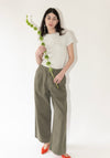 Lauren Manoogian Washed Trouser in Fatigue