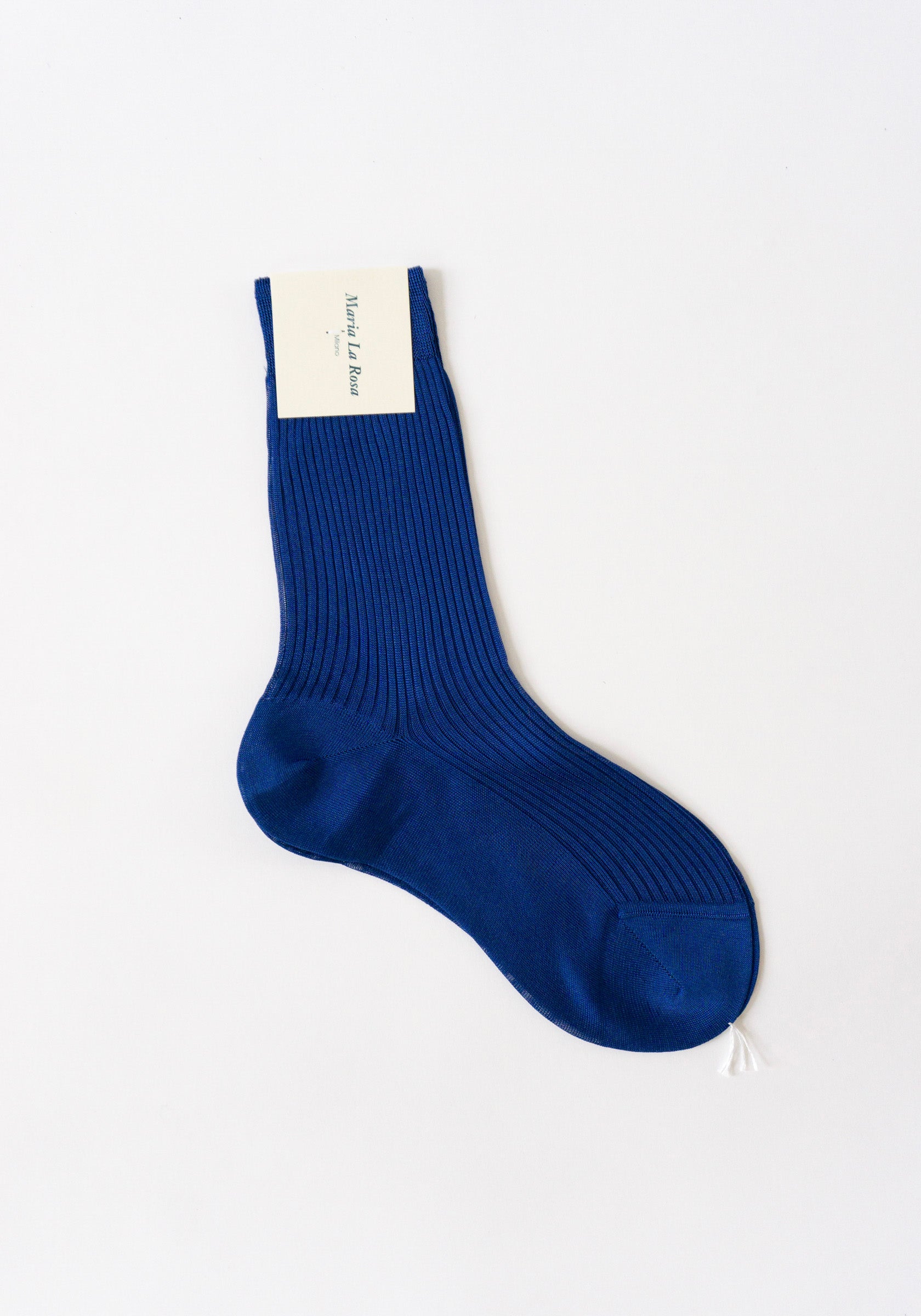 Silk Sock in Cobalt