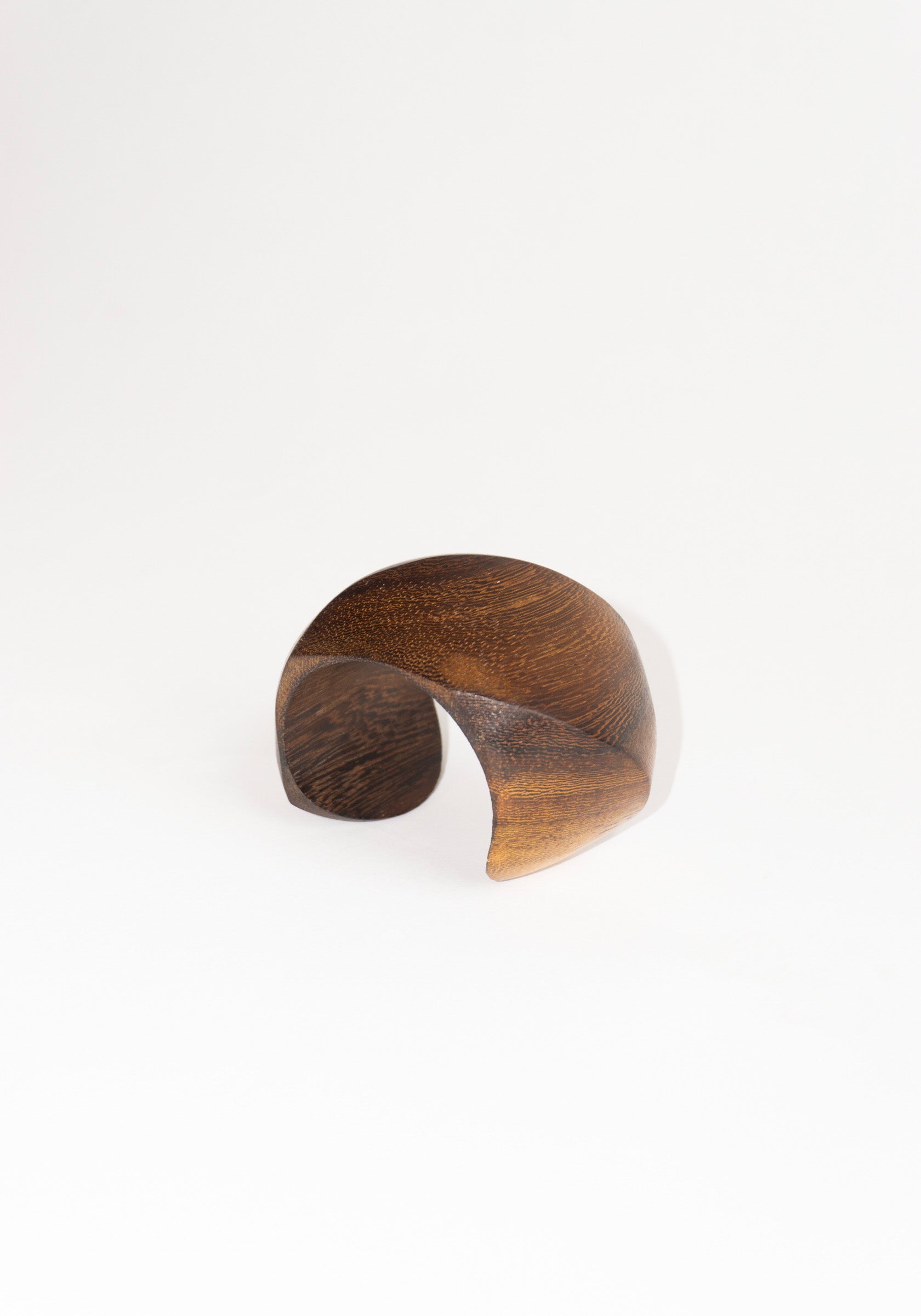 Vintage Wood Sculptural Bracelet