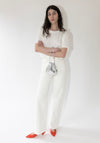 Ruadh Quinn Selvedge Jean in White