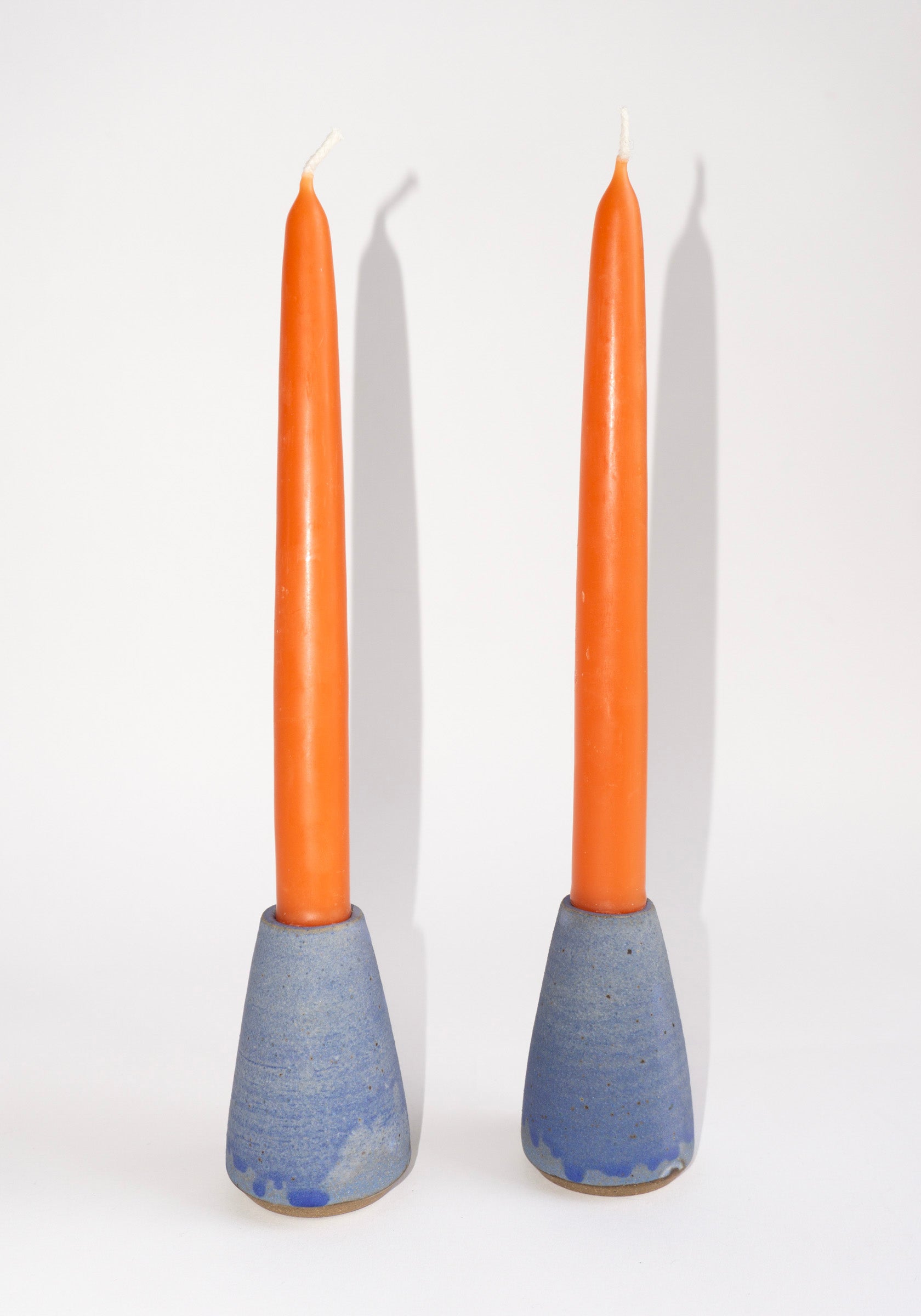 Wax Atelier Dining Taper Candle Pair in Poppy