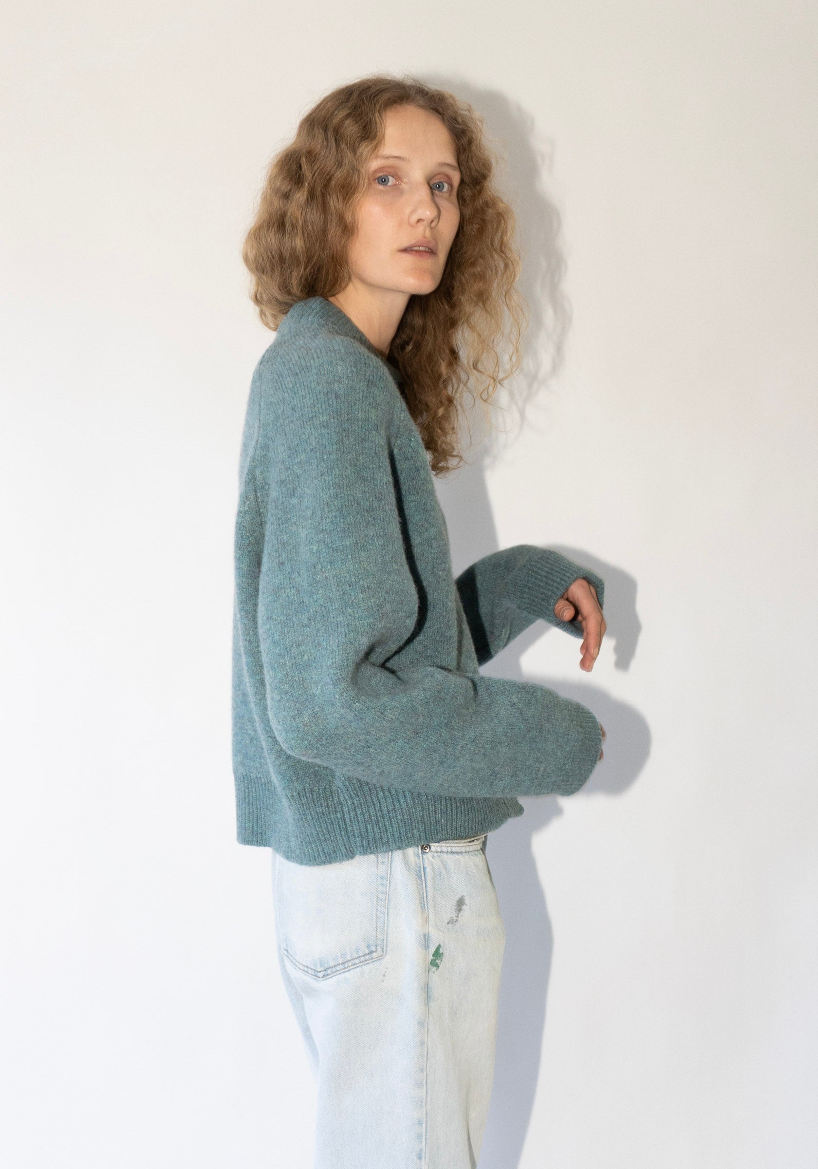 Sherman Sweater in Teal