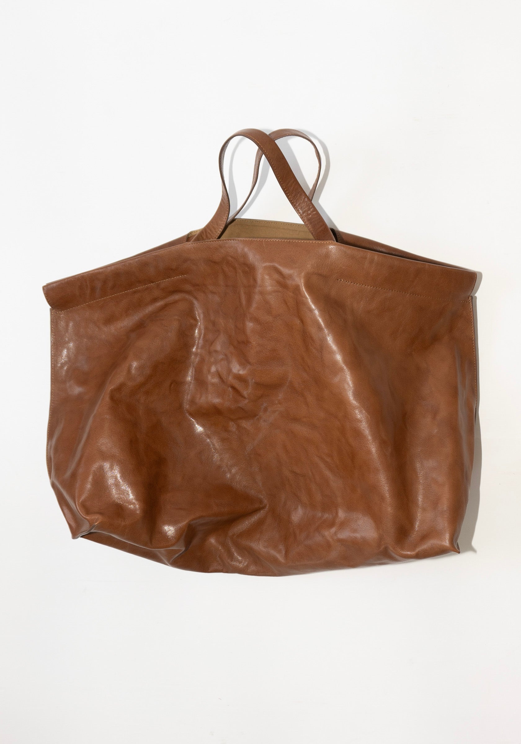 Bea Mombaers XL Shopper Bag Cognac – VESTIGE