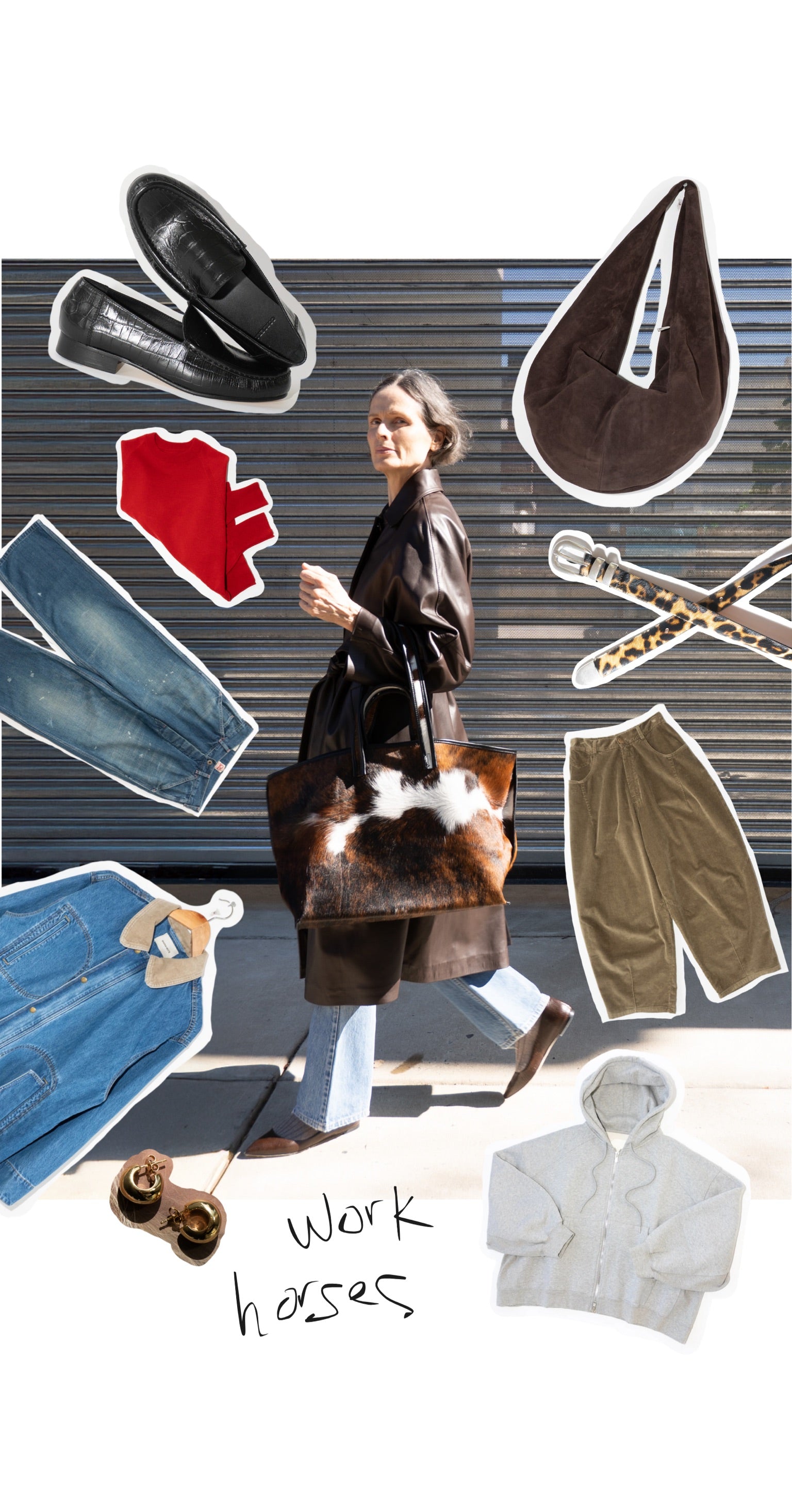 Cordera Nappa Long Trench Coat in Brown