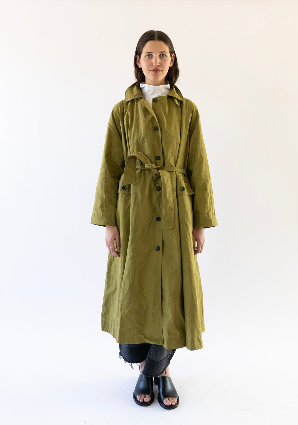 Cawley Kit Trench in Seaweed Salad