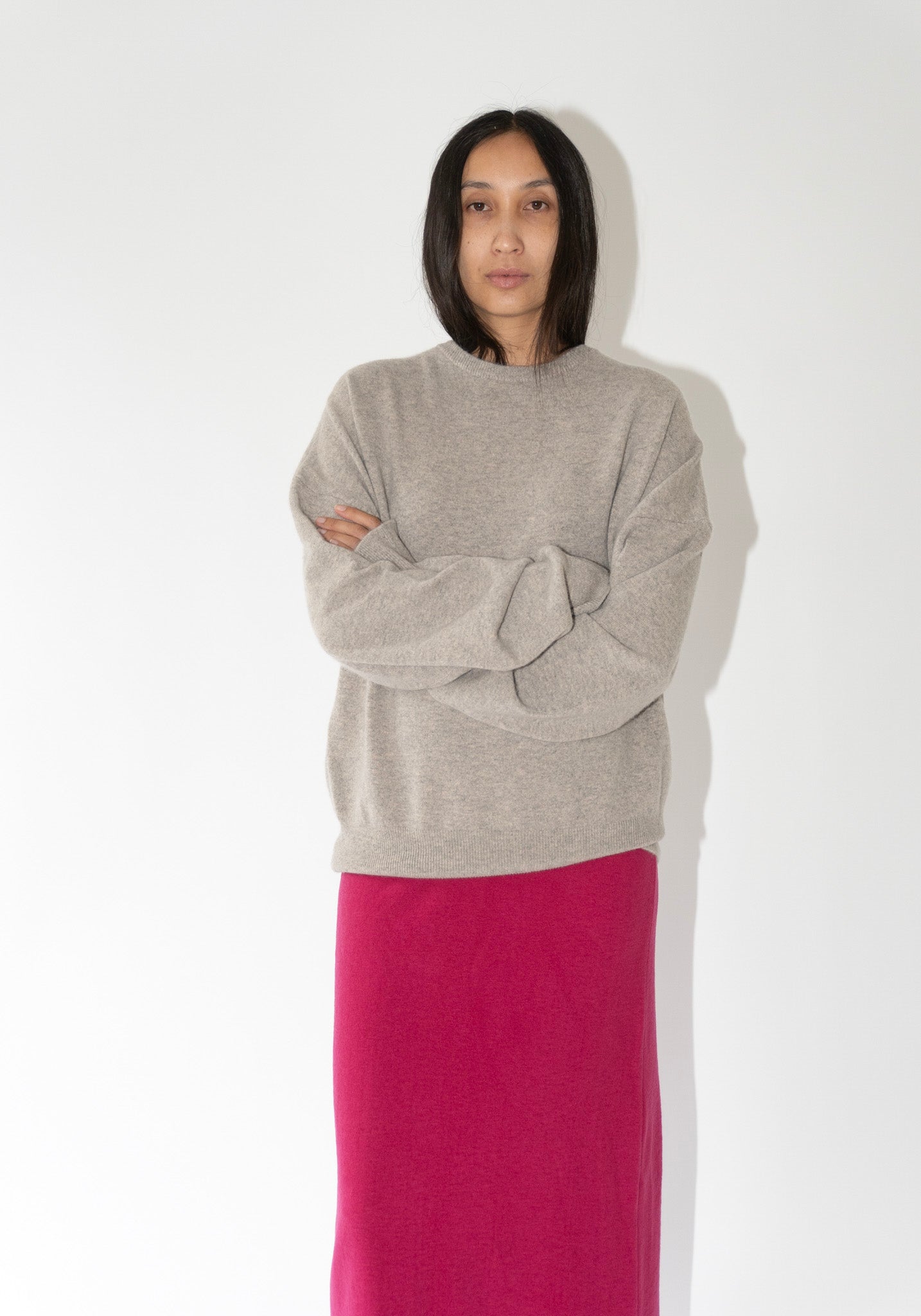 Extreme Cashmere Tes Sweater in Moss