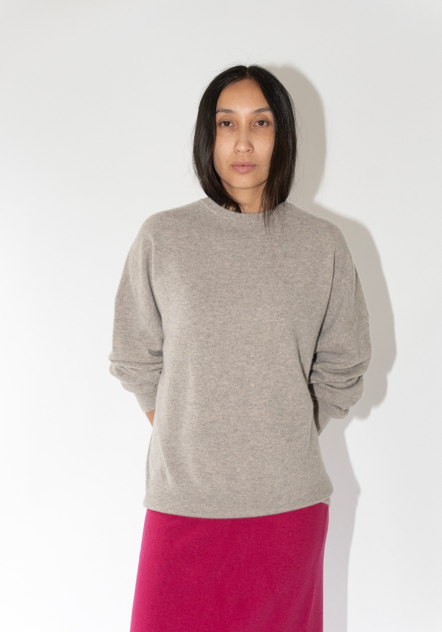 Extreme Cashmere Tes Sweater in Moss