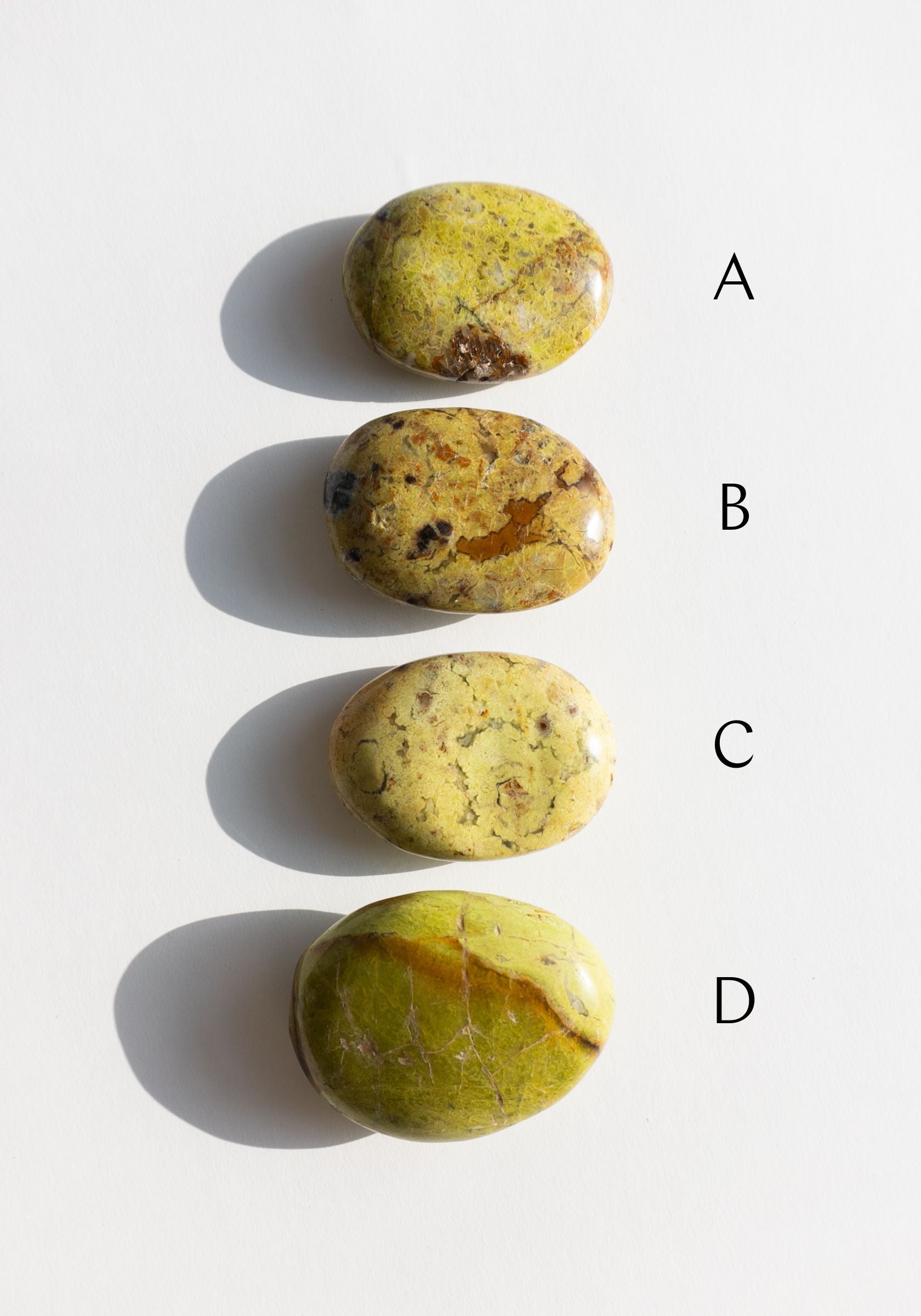 Green Jasper Palm Stones