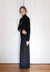 Colleen Allen Keyhole Turtleneck in Black
