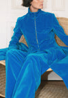 Colleen Allen Victorian Shaped Coat in Cerulean Blue