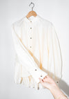 Cordera Balloon Sleeve Top in Cream