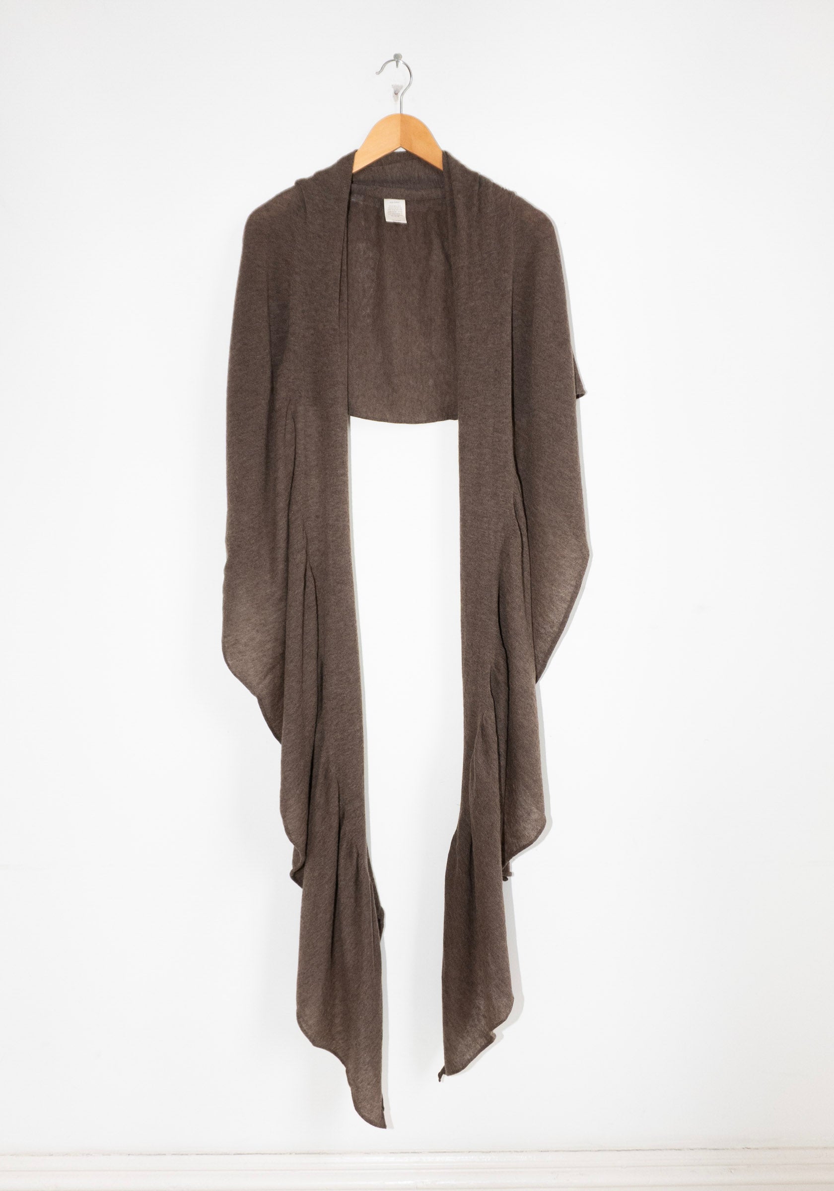 Cordera Merino Wool Shawl in Deep Taupe