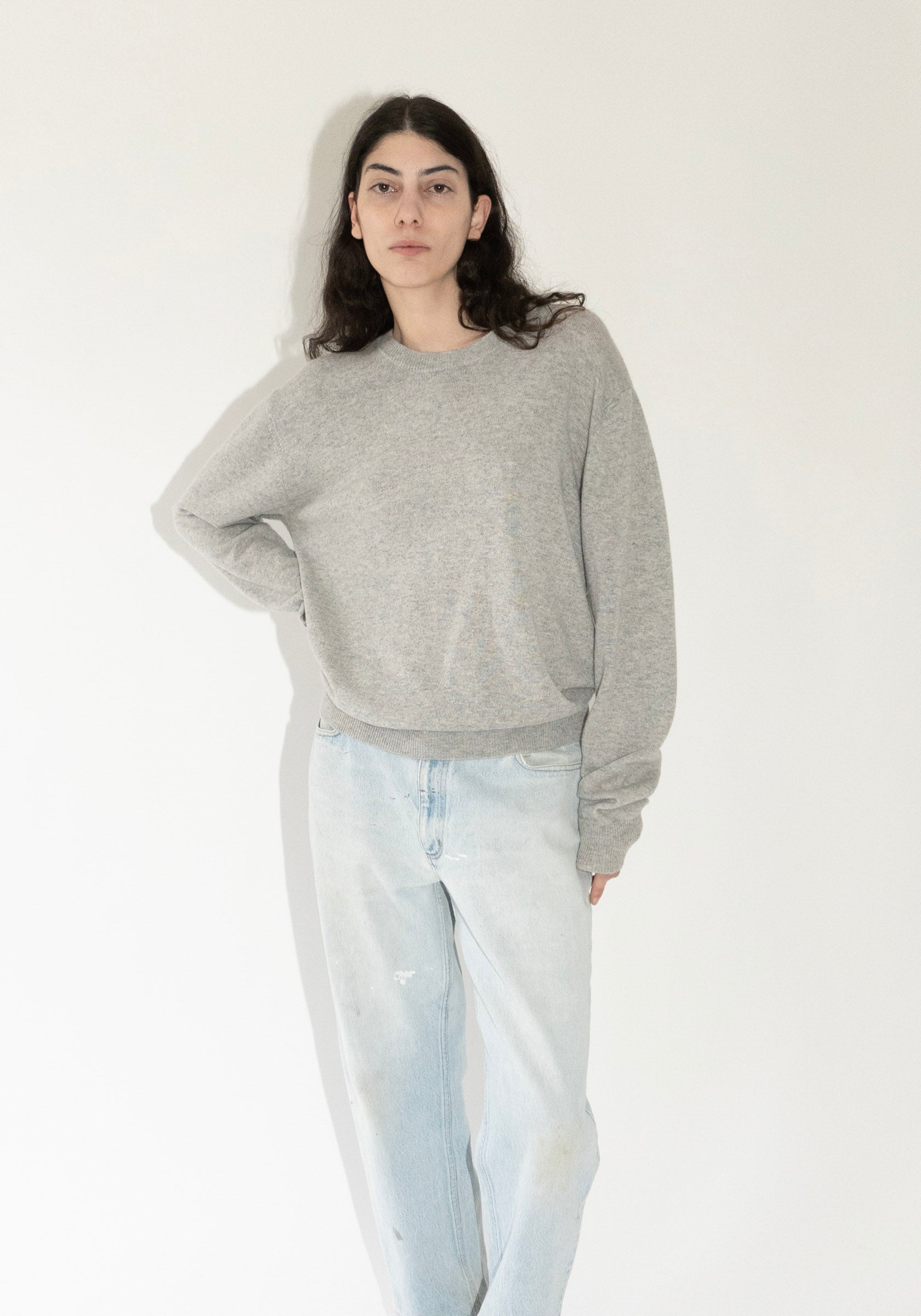 Extreme Cashmere Bis Sweater in Grey