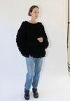 Gabin Round Neck Sweater in Black