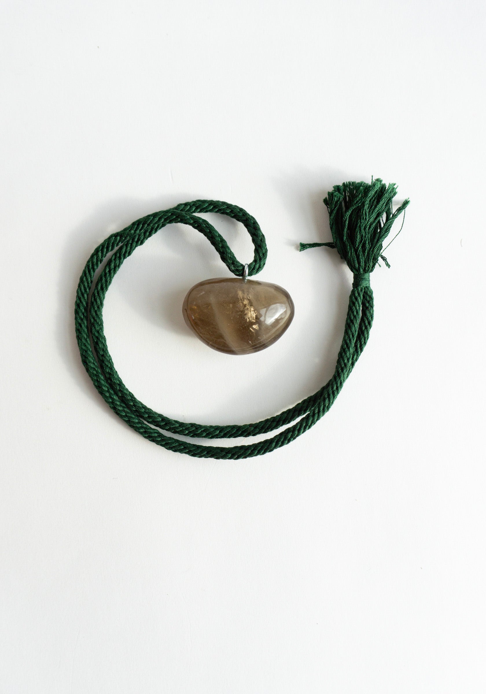 Matthew Swope Quartz Necklace on Handmade Cord