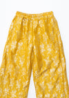 Silk Brocade Boxing Pant in Yellow