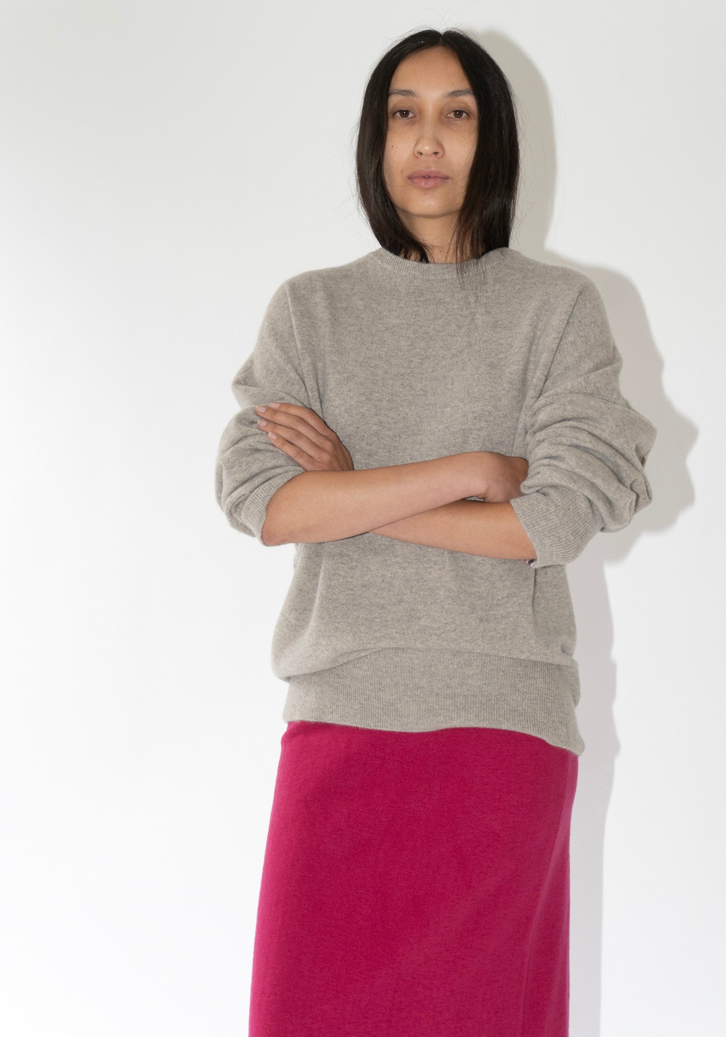 Extreme Cashmere Tes Sweater in Moss