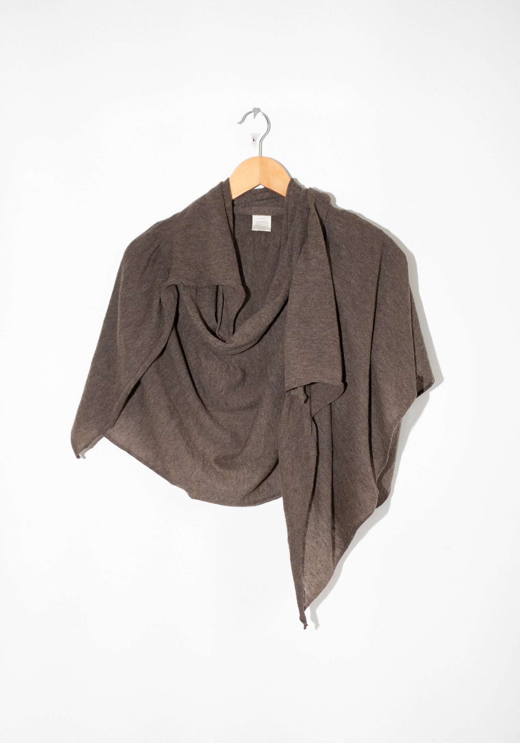 Cordera Merino Wool Shawl in Deep Taupe