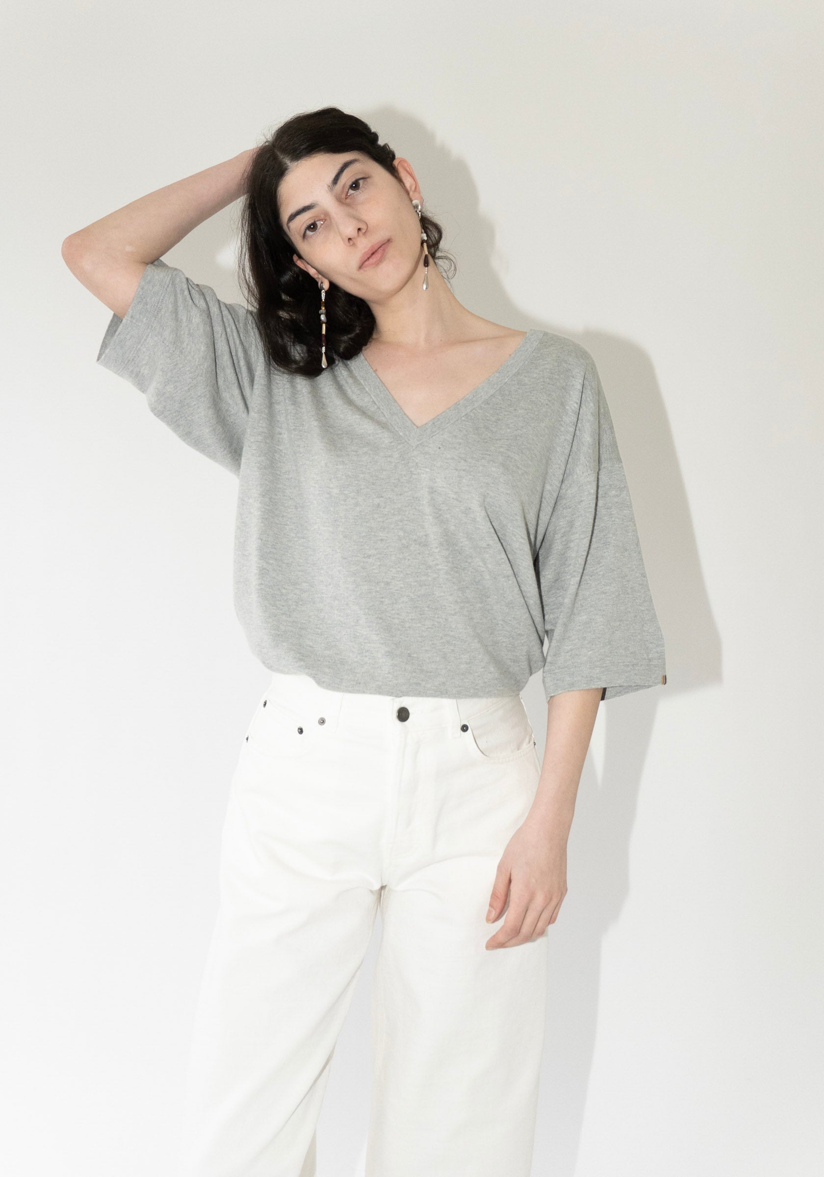 Extreme Cashmere Indi Sweater in Grey