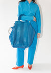 Jesse Kamm The Big Bag in Electric Blue Lacquer
