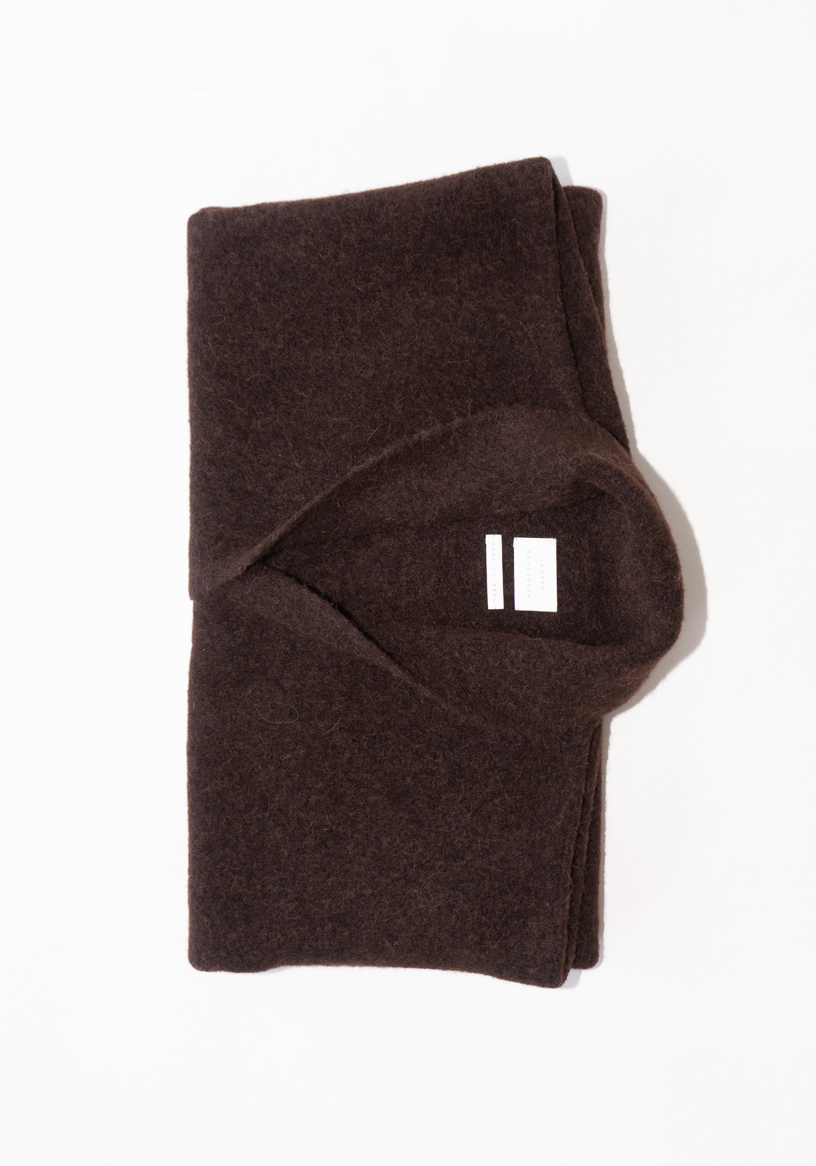 Lauren Manoogian Double Face Long Coat in Merlot