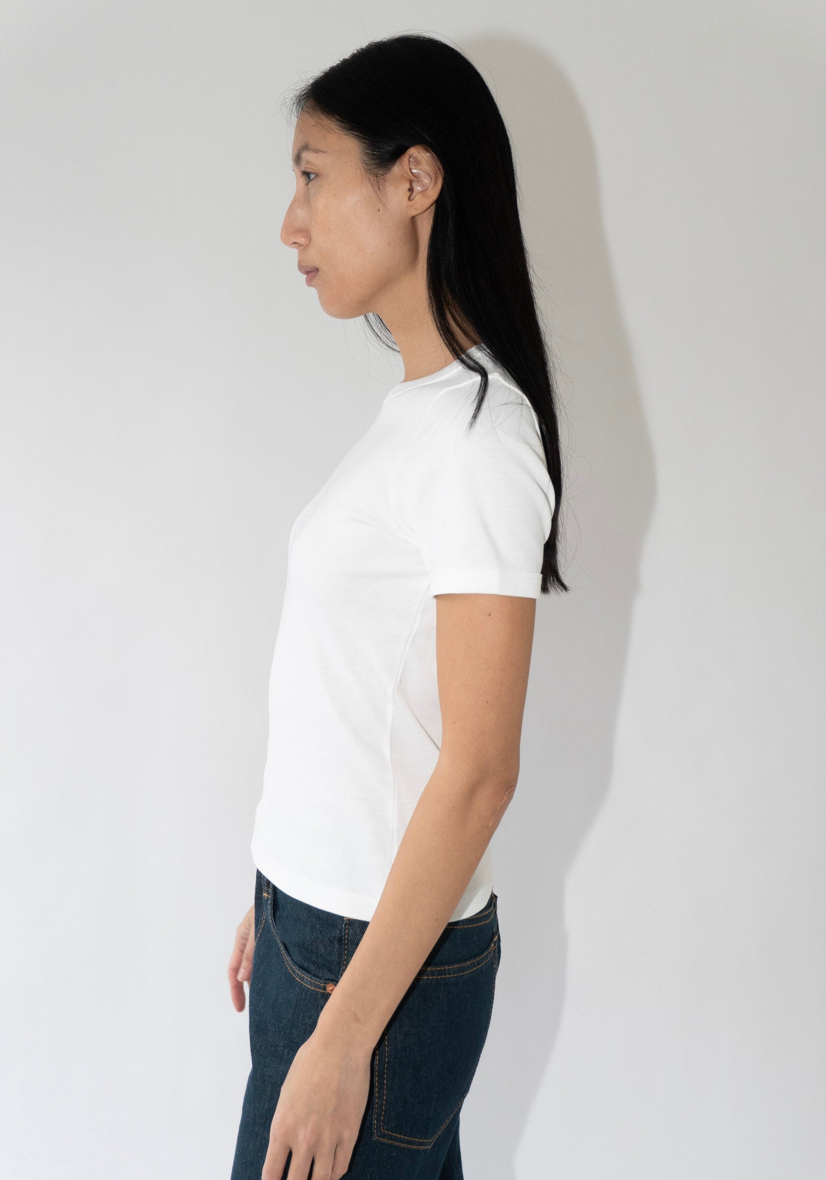 Flore Flore Car Tee in White

